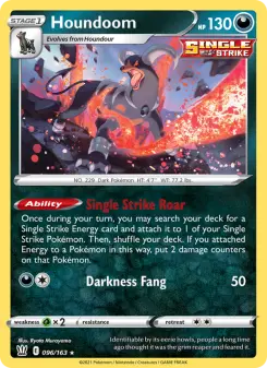 Pokémon-Karte Houndoom 096/163