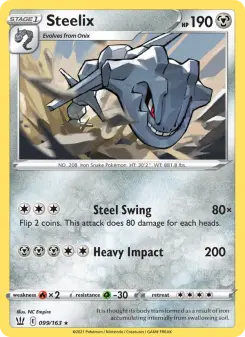 Pokémon-Karte Steelix 099/163