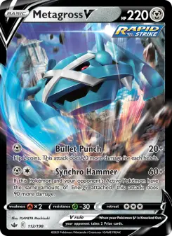Pokémon-Karte Metagross V 112/198
