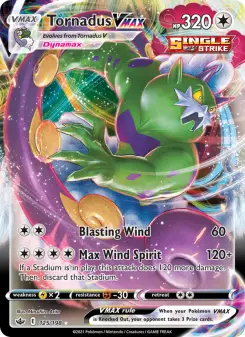 Pokémon-Karte Tornadus VMAX 125/198
