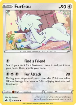 Pokémon-Karte Furfrou 126/198