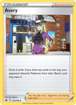 Pokémon-Karte Avery 130/198