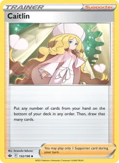 Pokémon-Karte Caitlin 132/198