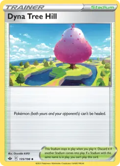 Pokémon-Karte Dyna Tree Hill 135/198
