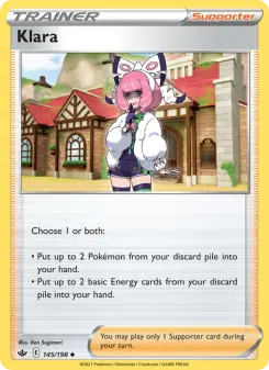 Pokémon-Karte Klara 145/198