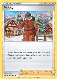 Pokémon-Karte Peony 150/198