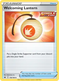 Pokémon-Karte Welcoming Lantern 156/198