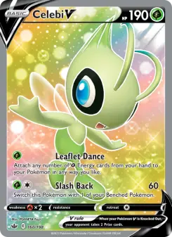 Pokémon-Karte Celebi V 160/198