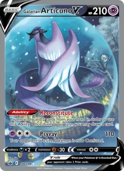Pokémon-Karte Galarian Articuno V 170/198