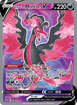 Pokémon-Karte Galarian Moltres V 176/198