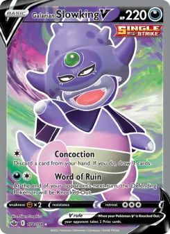 Pokémon-Karte Galarian Slowking V 178/198