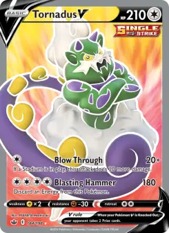 Pokémon-Karte Tornadus V 184/198