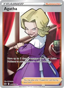 Pokémon-Karte Agatha 186/198