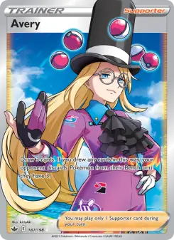 Pokémon-Karte Avery 187/198