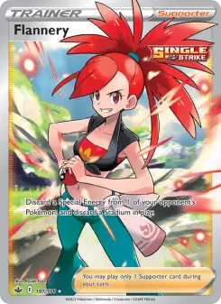 Pokémon-Karte Flannery 191/198