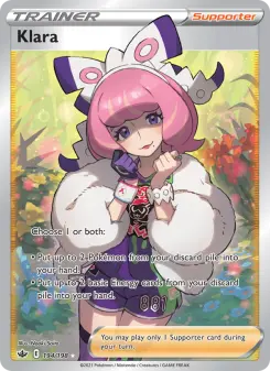 Pokémon-Karte Klara 194/198