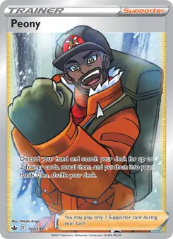 Pokémon-Karte Peony 197/198