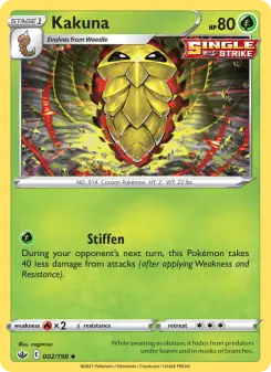 Pokémon-Karte Kakuna 002/198