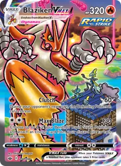 Pokémon-Karte Blaziken VMAX 201/198