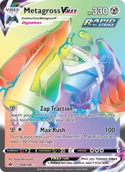 Pokémon-Karte Metagross VMAX 208/198