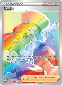 Pokémon-Karte Caitlin 213/198