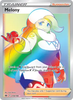 Pokémon-Karte Melony 218/198