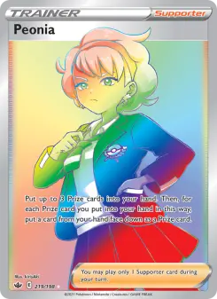 Pokémon-Karte Peonia 219/198