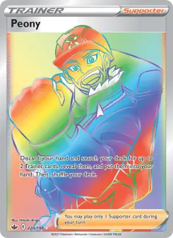 Pokémon-Karte Peony 220/198