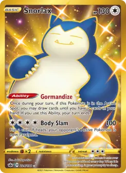 Pokémon-Karte Snorlax 224/198