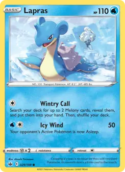 Pokémon-Karte Lapras 029/198