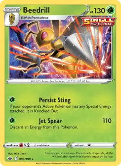 Pokémon-Karte Beedrill 003/198