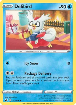 Pokémon-Karte Delibird 032/198