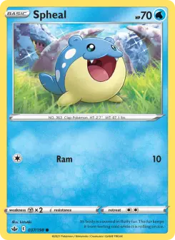 Pokémon-Karte Spheal 037/198