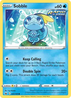 Pokémon-Karte Sobble 041/198