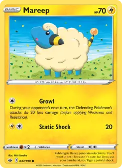 Pokémon-Karte Mareep 047/198