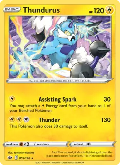 Pokémon-Karte Thundurus 052/198
