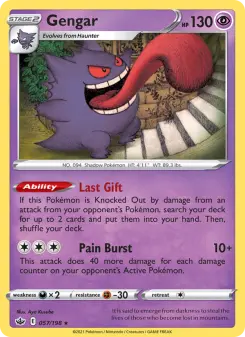 Pokémon-Karte Gengar 057/198