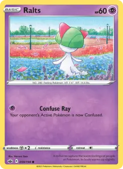 Pokémon-Karte Ralts 059/198
