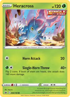 Pokémon-Karte Heracross 006/198