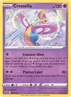 Pokémon-Karte Cresselia 064/198