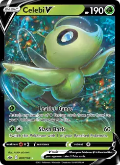 Pokémon-Karte Celebi V 007/198