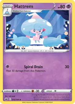 Pokémon-Karte Hattrem 072/198
