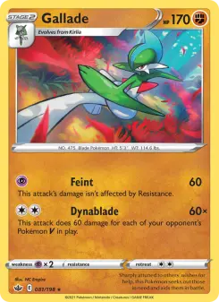 Pokémon-Karte Gallade 081/198