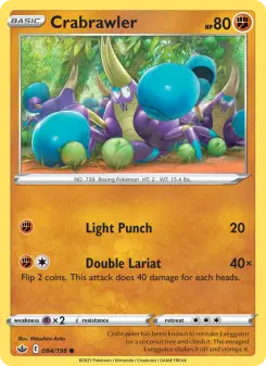 Pokémon-Karte Crabrawler 084/198