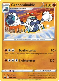 Pokémon-Karte Crabominable 085/198