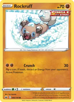 Pokémon-Karte Rockruff 086/198