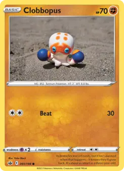 Pokémon-Karte Clobbopus 091/198
