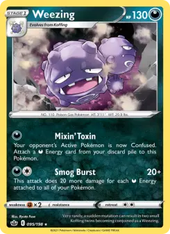 Pokémon-Karte Weezing 095/198