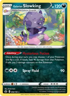 Pokémon-Karte Galarian Slowking 098/198