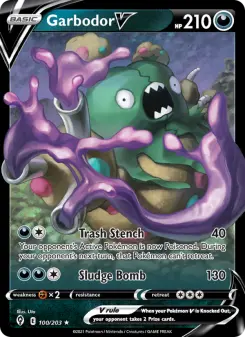 Pokémon-Karte Garbodor V 100/203